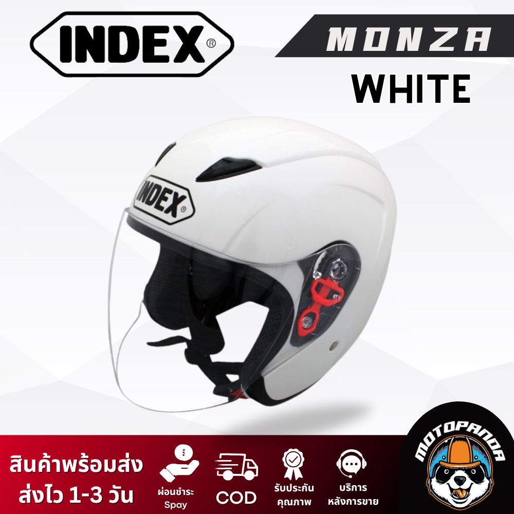 หมวกกันน็อค INDEX MONZA เปิดหน้า ของแท้ 100% รับประกันคุณภาพ