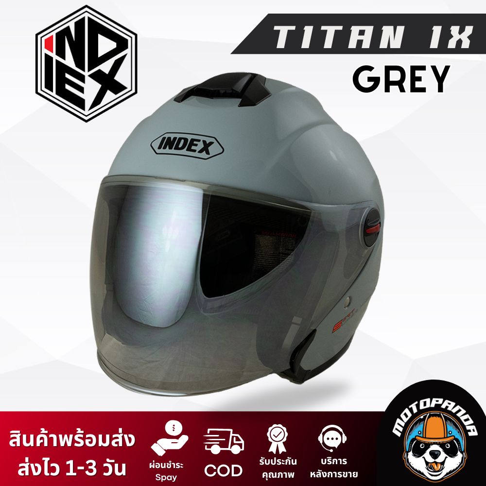 หมวกกันน็อค INDEX TITAN IX แบบเปิดหน้า ของแท้ 100% รับประกันคุณภาพ