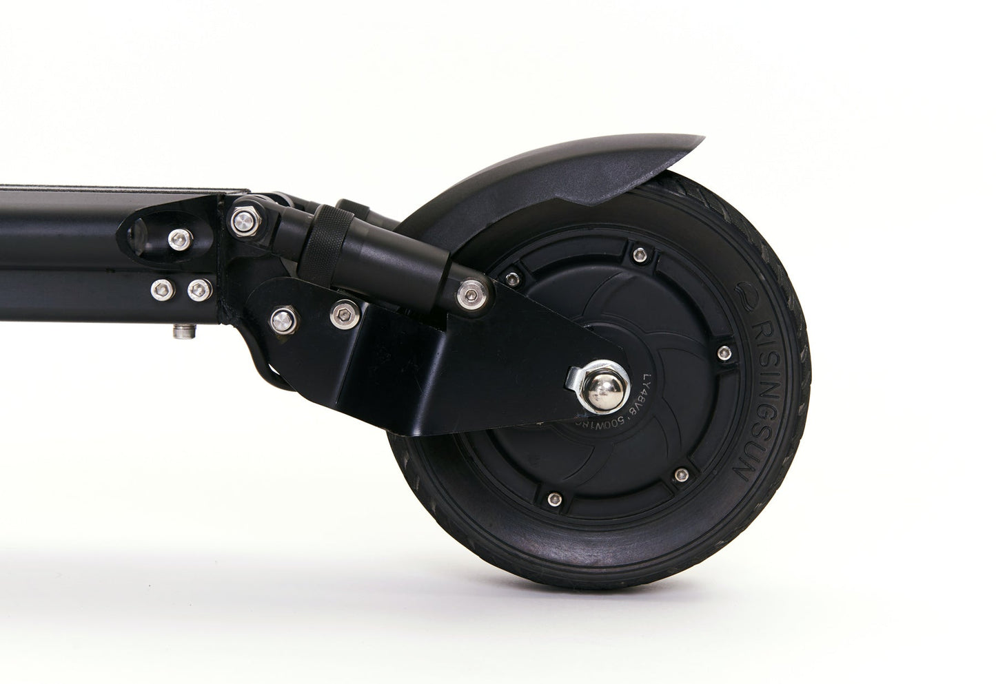 Zero 8 escooter with front and rear suspension