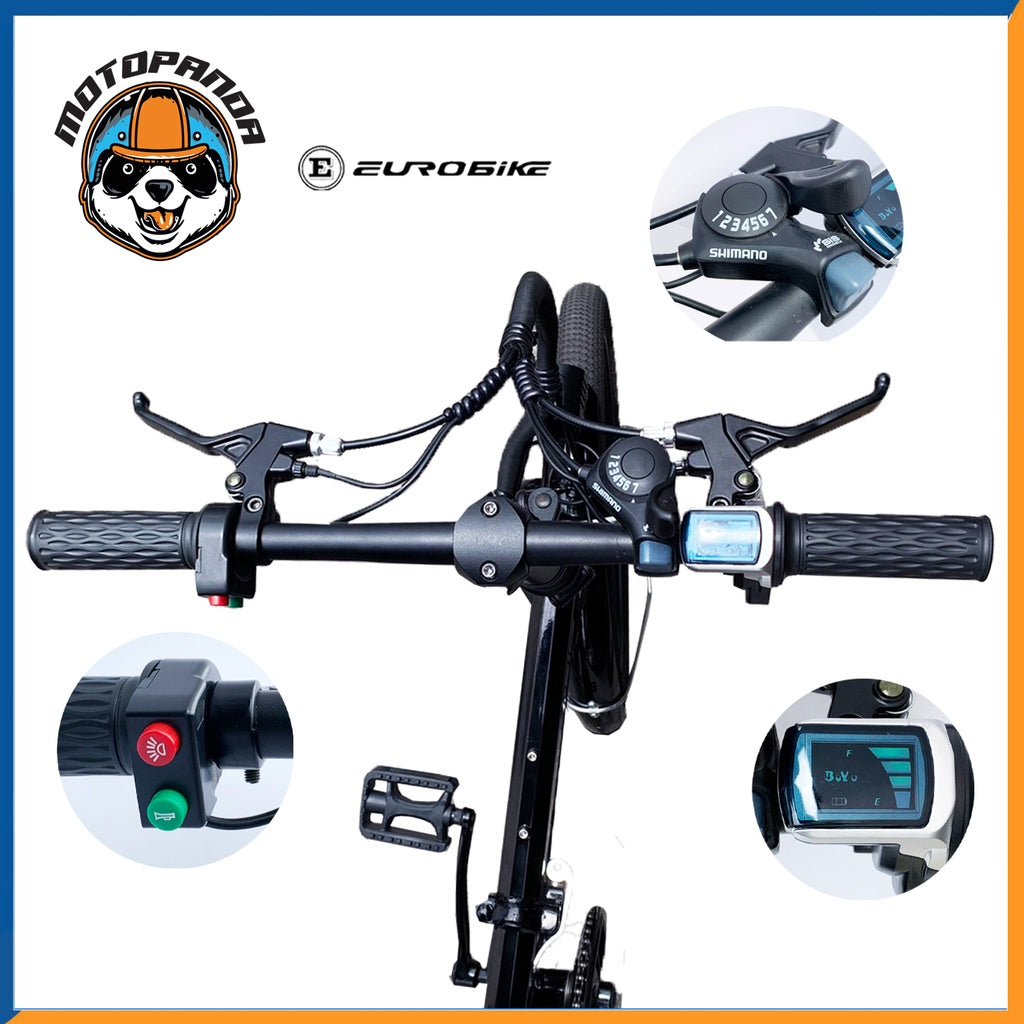 จักยานไฟฟ้า EUROBIKE F20 FOLDING E BIKE จักรยานไฟฟ้าพับได้ สำหรับผู้ใหญ่ พับได้ มอเตอร์ขนาด 48V Electric Bicycle