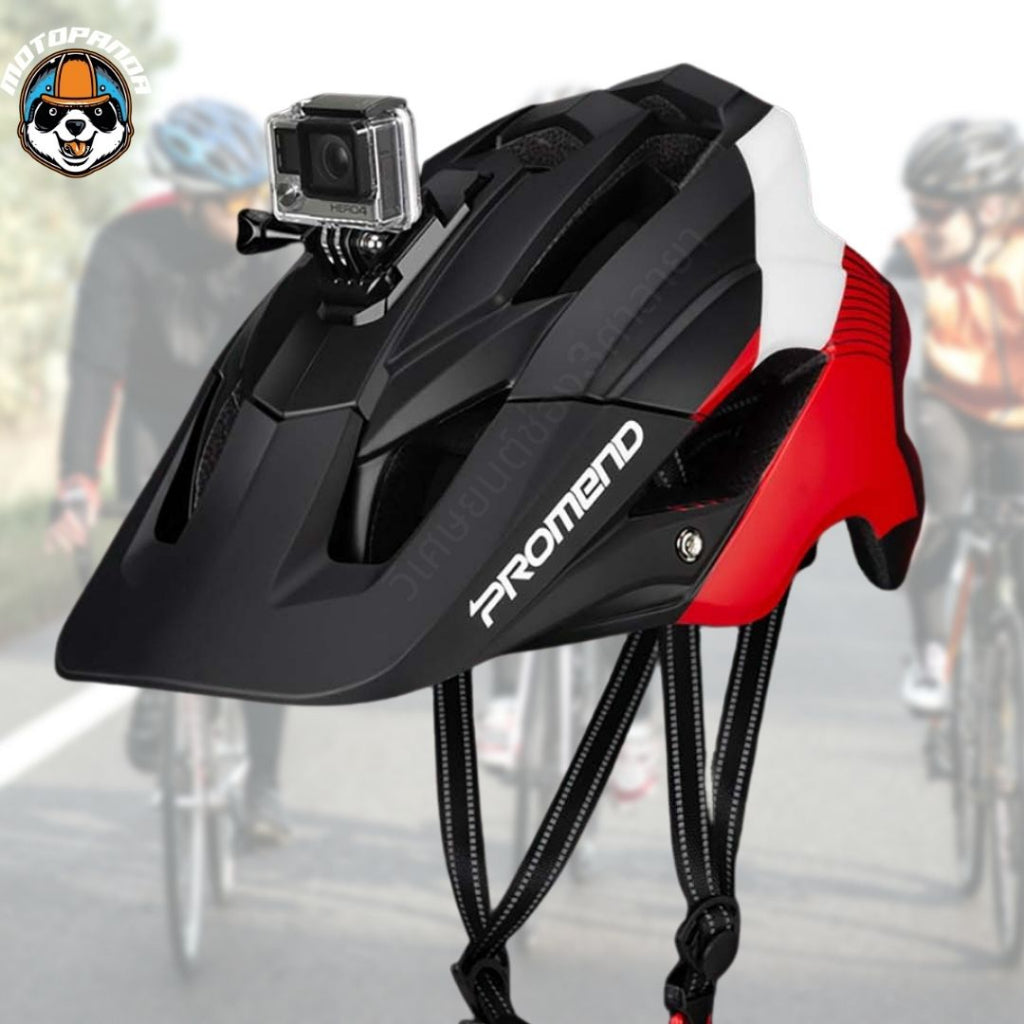 HELMET PROMEND Gopro หมวกกันน็อคจักรยานติดกล้อง หมวกกันน็อคสกู๊ตเตอร์ หมวกกันน็อคอัจฉริยะ หมวกกันน็อค หมวกจักรยาน