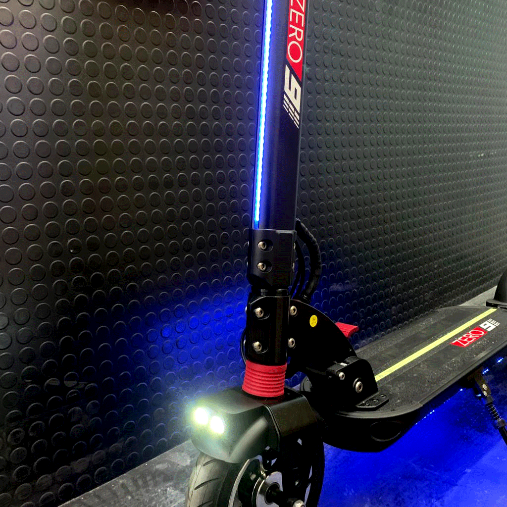 Zero 9 escooter with lights