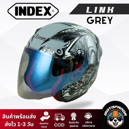 หมวกกันน็อค Link รุ่น Eros รุ่นใหม่ล่าสุด ของแท้ 100% รับประกันคุณภาพ