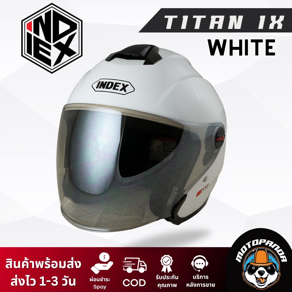 หมวกกันน็อค INDEX TITAN IX แบบเปิดหน้า ของแท้ 100% รับประกันคุณภาพ