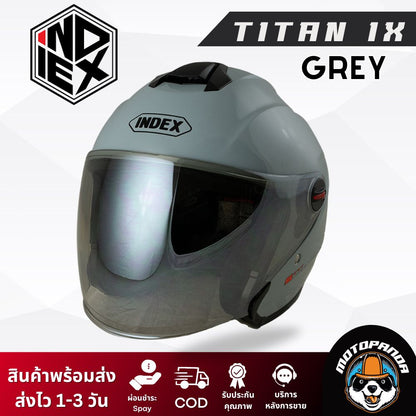 หมวกกันน็อค INDEX TITAN IX แบบเปิดหน้า ของแท้ 100% รับประกันคุณภาพ