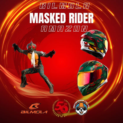 หมวกกันน็อค  - Bilmola Masked Rider Limited Edition ของแท้ 100% รับประกันคุณภาพ