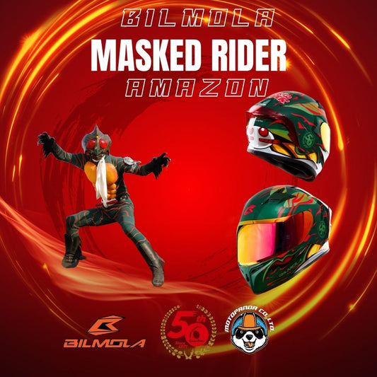 หมวกกันน็อค  - Bilmola Masked Rider Limited Edition ของแท้ 100% รับประกันคุณภาพ