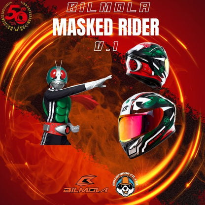 หมวกกันน็อค  - Bilmola Masked Rider Limited Edition ของแท้ 100% รับประกันคุณภาพ