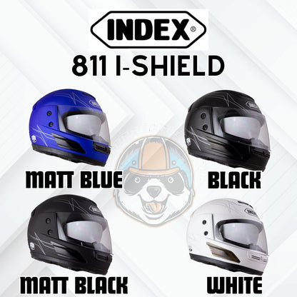หมวกกันน็อค index รุ่น 811 i-shield  ของแท้ 100% รับประกันคุณภาพ