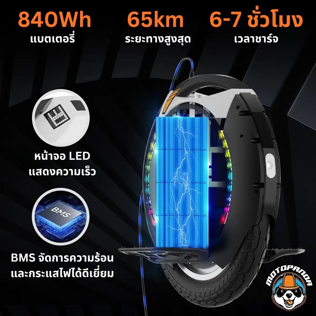 Kingsong 16S Pro ล้อเดียวไฟฟ้า Electric Unicycle [รับประกัน 1 ปี] ร้านค้าในไทย