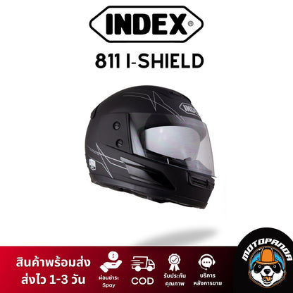 หมวกกันน็อค index รุ่น 811 i-shield  ของแท้ 100% รับประกันคุณภาพ