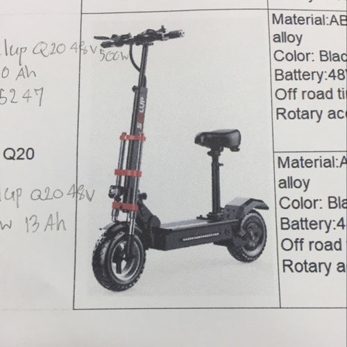 SEALUP Q20 48v 1000w 13ah
