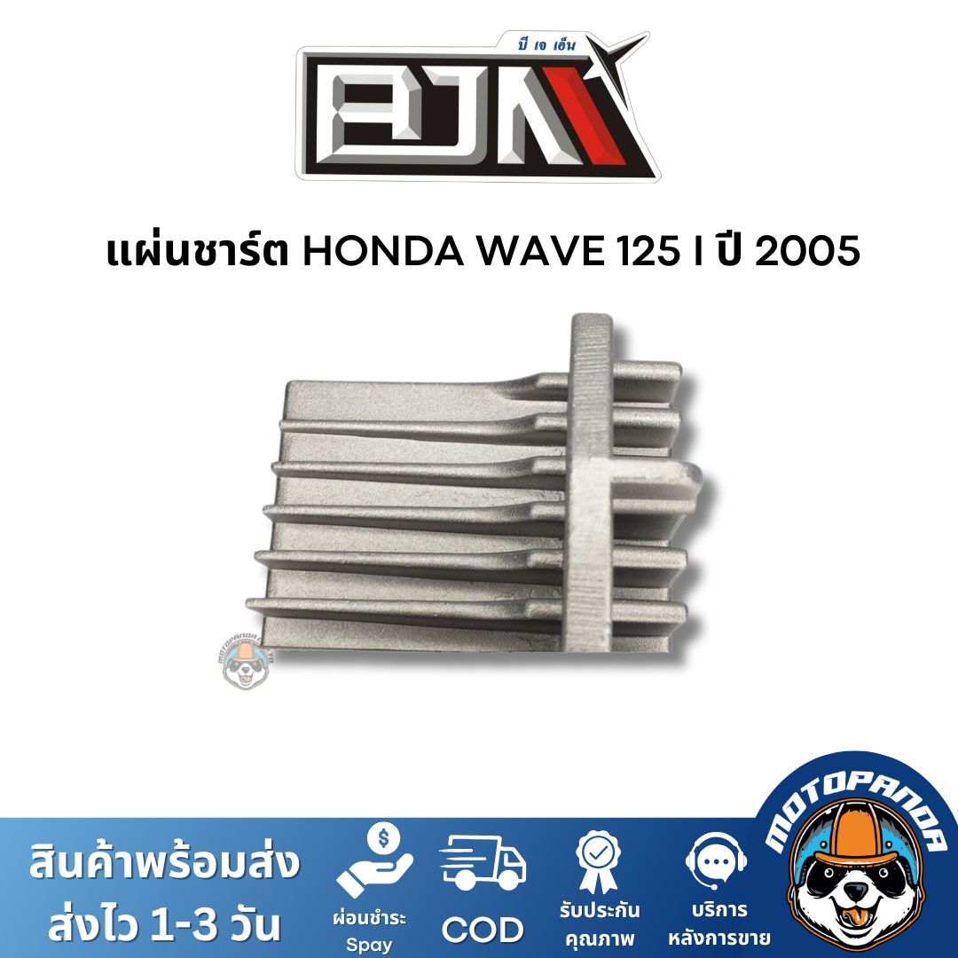 แผ่นชาร์ต HONDA WAVE 125 I ปี 2005 เกรดท็อป ของแท้ ตรงรุ่น แบรนด์ BJN สินค้าคุณภาพ พร้อมส่ง