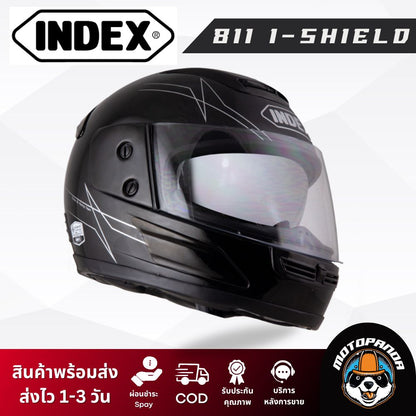 หมวกกันน็อค index รุ่น 811 i-shield  ของแท้ 100% รับประกันคุณภาพ