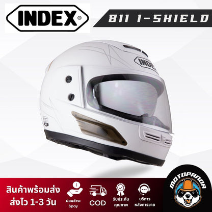หมวกกันน็อค index รุ่น 811 i-shield  ของแท้ 100% รับประกันคุณภาพ