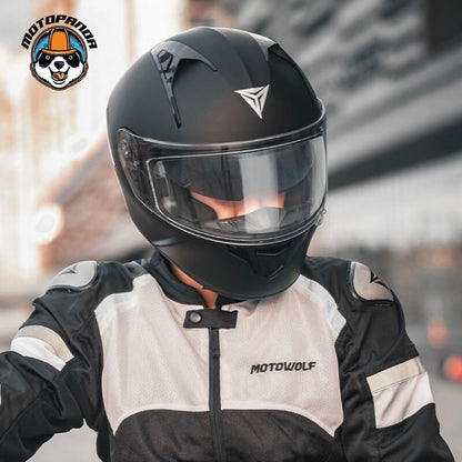 ฟิล์มติดหมวกกันน็อค MOTOWOLF กันฝ้าชิลด์ โมโตวูฟ กันรอยหมวกกันน็อค รุ่น MDL 1912 ANTI FOG Full face Helmet สินค้าแท้100%