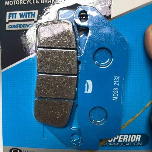 ผ้าดิส BENDIX CBR250R CBR255RB CBR300 CBR500 CBR650 ไม่มีABS SWL