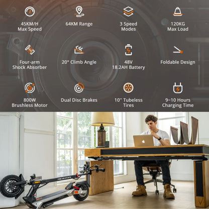 สกู๊ตเตอร์ KUKIRIN M4 Max สกู๊ตเตอร์ไฟฟ้า 48V 800W ร้านในไทย Electric Scooter
