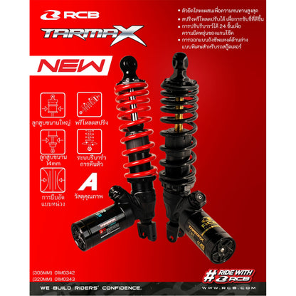RCB โช๊ค TARMAX 320mm Giorno Lead Grand Filano Racing Boy แท้100%