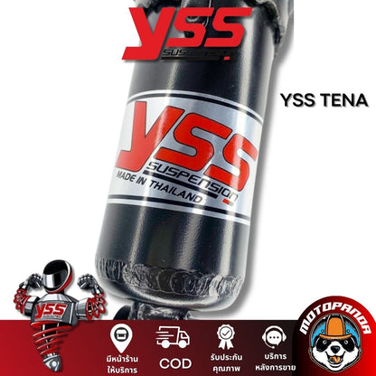 โช๊คหลัง HONDA TENA BLACK/YELLOW สูง 240 mm.โช๊คอัพ YSS แท้ โช้คเดี่ยว สำหรับ ฮอนด้า เทน่า โช้คแก๊ส โช้ค ของแท้100%