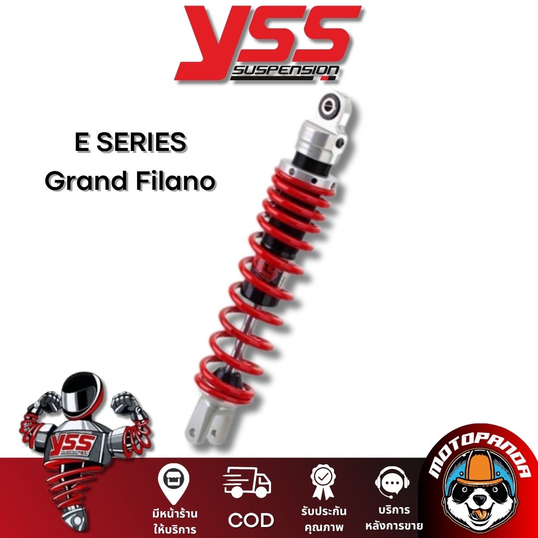 โช้ค YSS PLUS LINE E SERIES YAMAHA GRAND FILANO สูง 315 mm. โช๊คหลัง YSS แท้ ยามาฮ่า แกรนด์ฟิลาโน่ โช้คแก๊ส