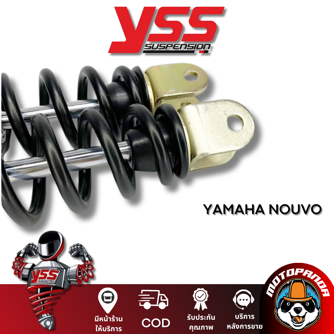 โช๊คหลัง YAMAHA NOUVO สูง 270 mm.โช๊คอัพ YSS แท้ สำหรับ ยามาฮ่า นูโว โช๊คเดี่ยว โช๊คหลัง โช้ค