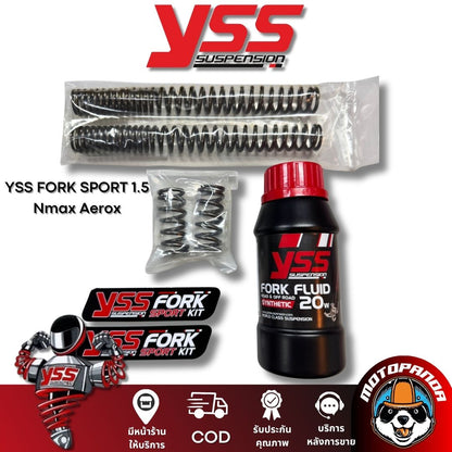 YSS ชุดโหลดโช็คหน้า 1.5 นิ้ว รุ่น  Nmax / Aerox YSS FORK SPORT แท้