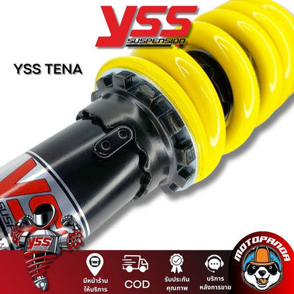 โช๊คหลัง HONDA TENA BLACK/YELLOW สูง 240 mm.โช๊คอัพ YSS แท้ โช้คเดี่ยว สำหรับ ฮอนด้า เทน่า โช้คแก๊ส โช้ค ของแท้100%