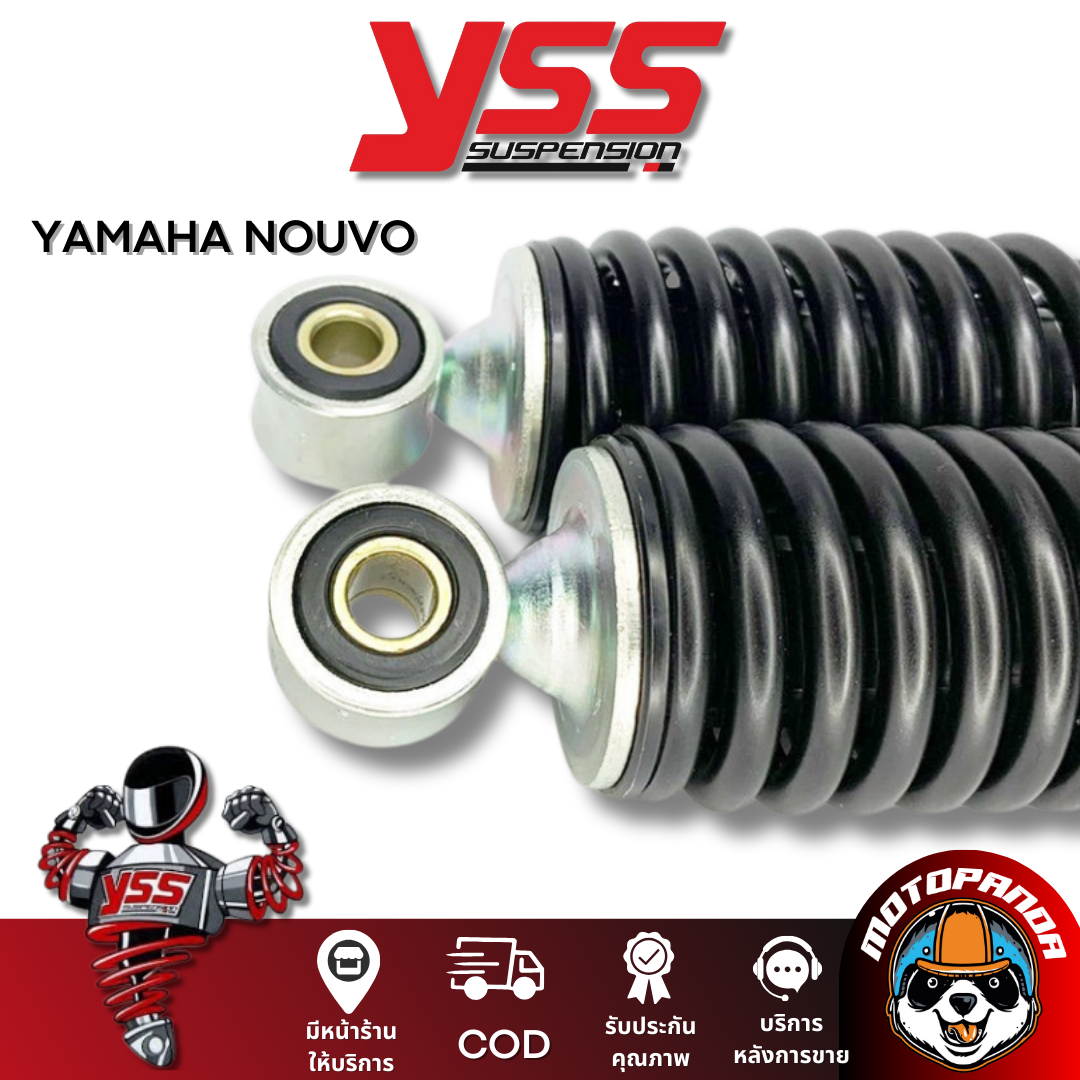 โช๊คหลัง YAMAHA NOUVO สูง 270 mm.โช๊คอัพ YSS แท้ สำหรับ ยามาฮ่า นูโว โช๊คเดี่ยว โช๊คหลัง โช้ค