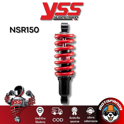 โช๊คหลัง YSS NSR 150 93-96 แกนดําโช้คแดง โช้ค YSS แท้ โช๊คมอไซค์ แท้ 100%