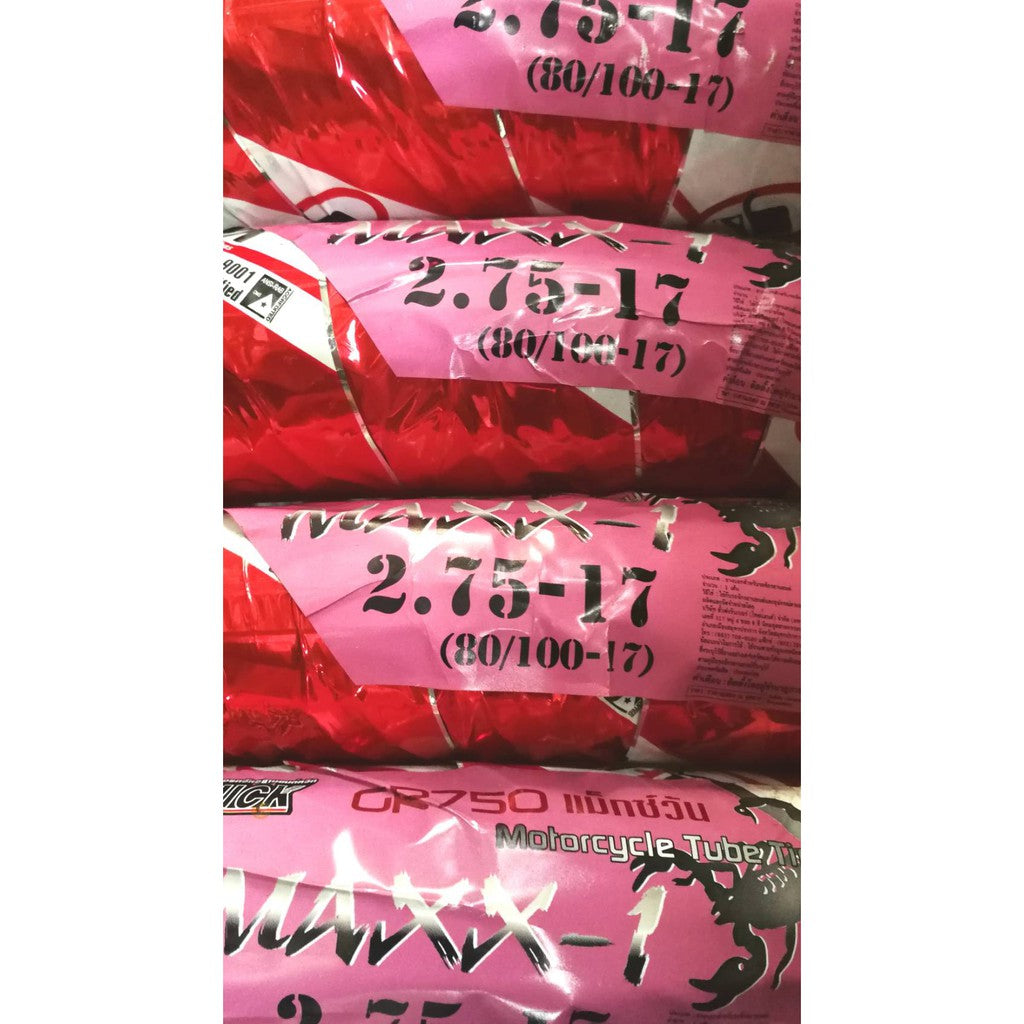 ยางนอก QUICK แก้มสูง  ขอบ17 ลายGR750 MAXX-1 ห่อสีแดง