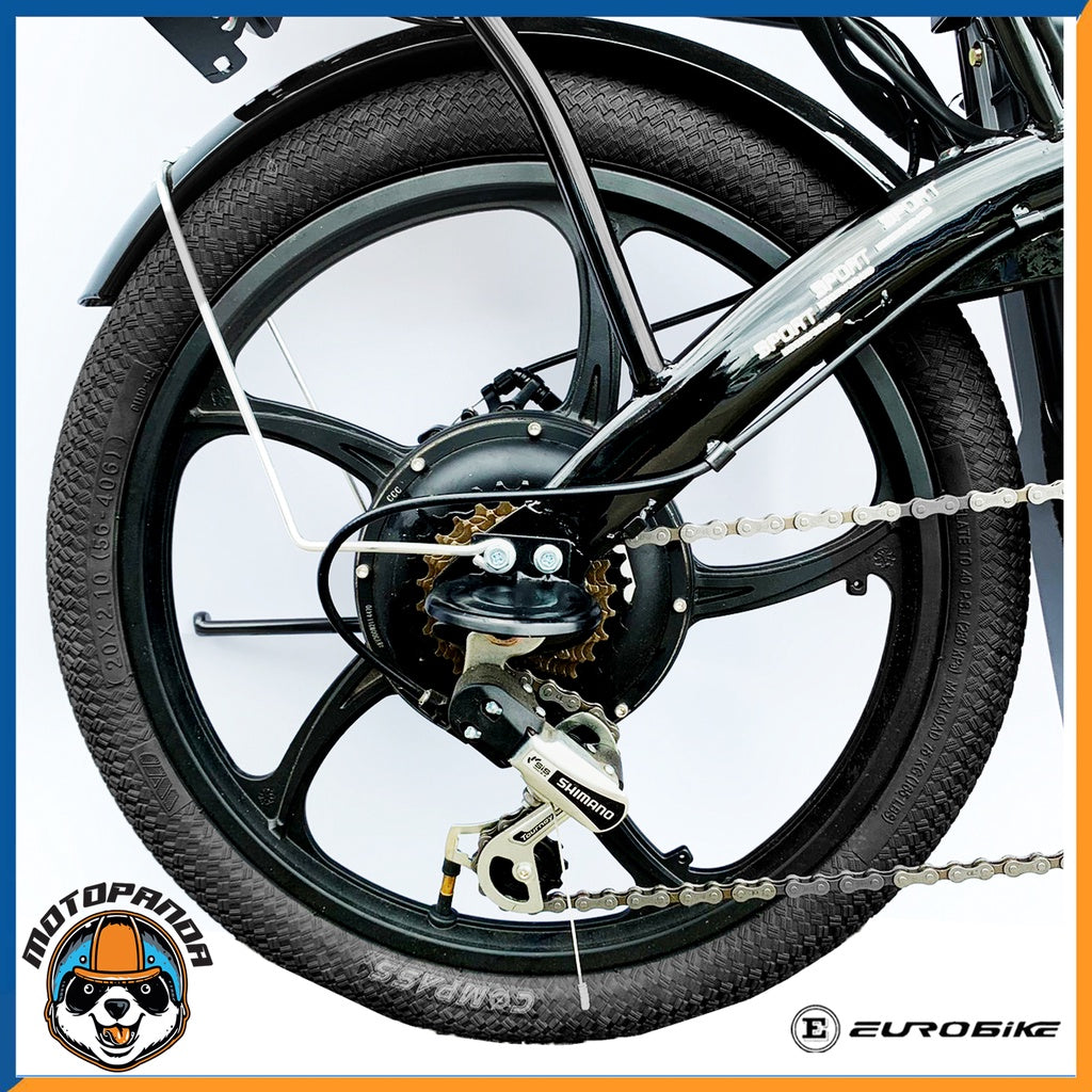 จักยานไฟฟ้า EUROBIKE F20 FOLDING E BIKE จักรยานไฟฟ้าพับได้ สำหรับผู้ใหญ่ พับได้ มอเตอร์ขนาด 48V Electric Bicycle