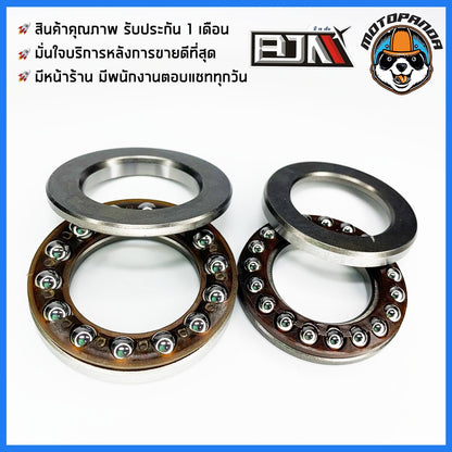 ชุดลูกปืนคอ ถ้วยคอ YAMAHA รุ่น MIO FINO NOUVO-MX/SX FINN SPARK-Z/115i Y100 JR RX100 YL2 ถ้วยบนล่าง รางลูกปืน ยี่ห้อ BJN