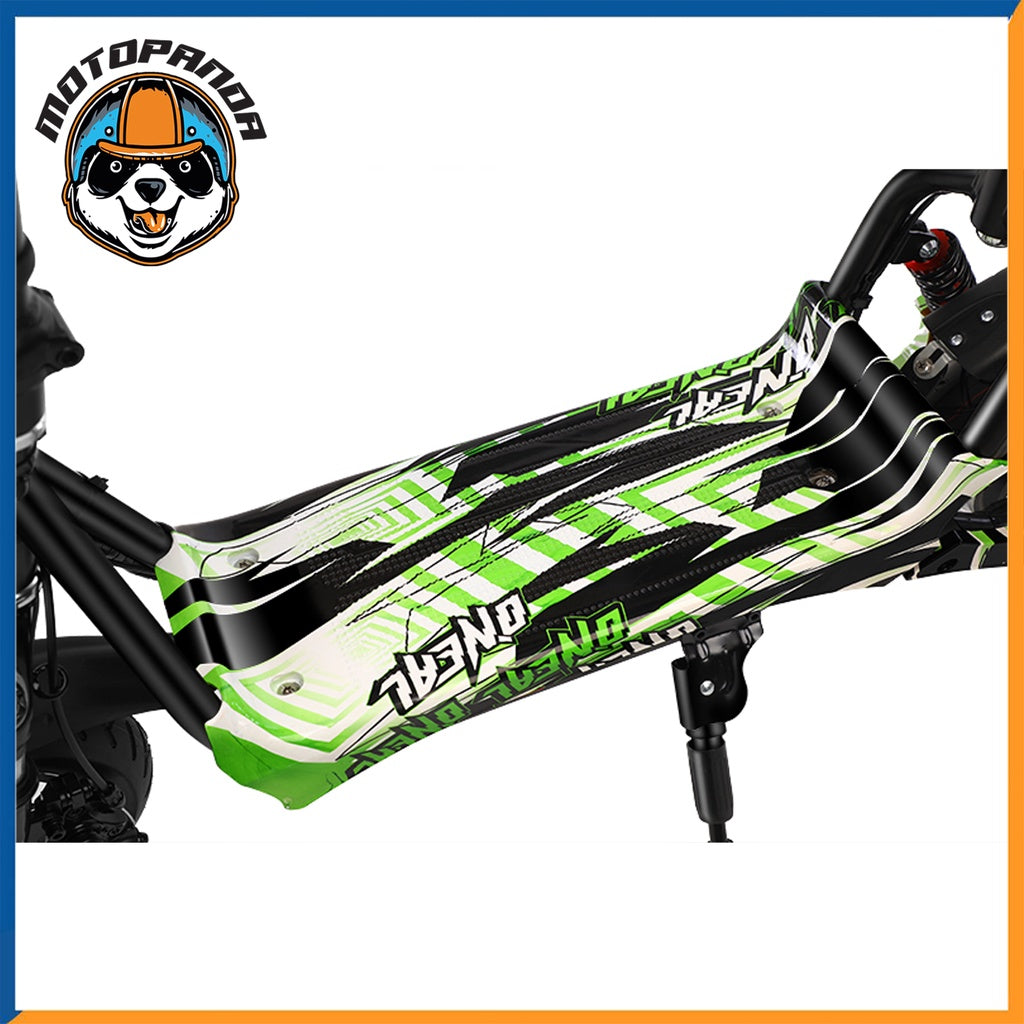 สกู๊ตเตอร์ไฟฟ้า รุ่น GRAPHIC PRO GREEN BLACK E SCOOTER สกู๊ตเตอร์ พับได้ สกู๊ตเตอร์ราคาถูก 24V 350W 10AH จักรยานไฟฟ้า