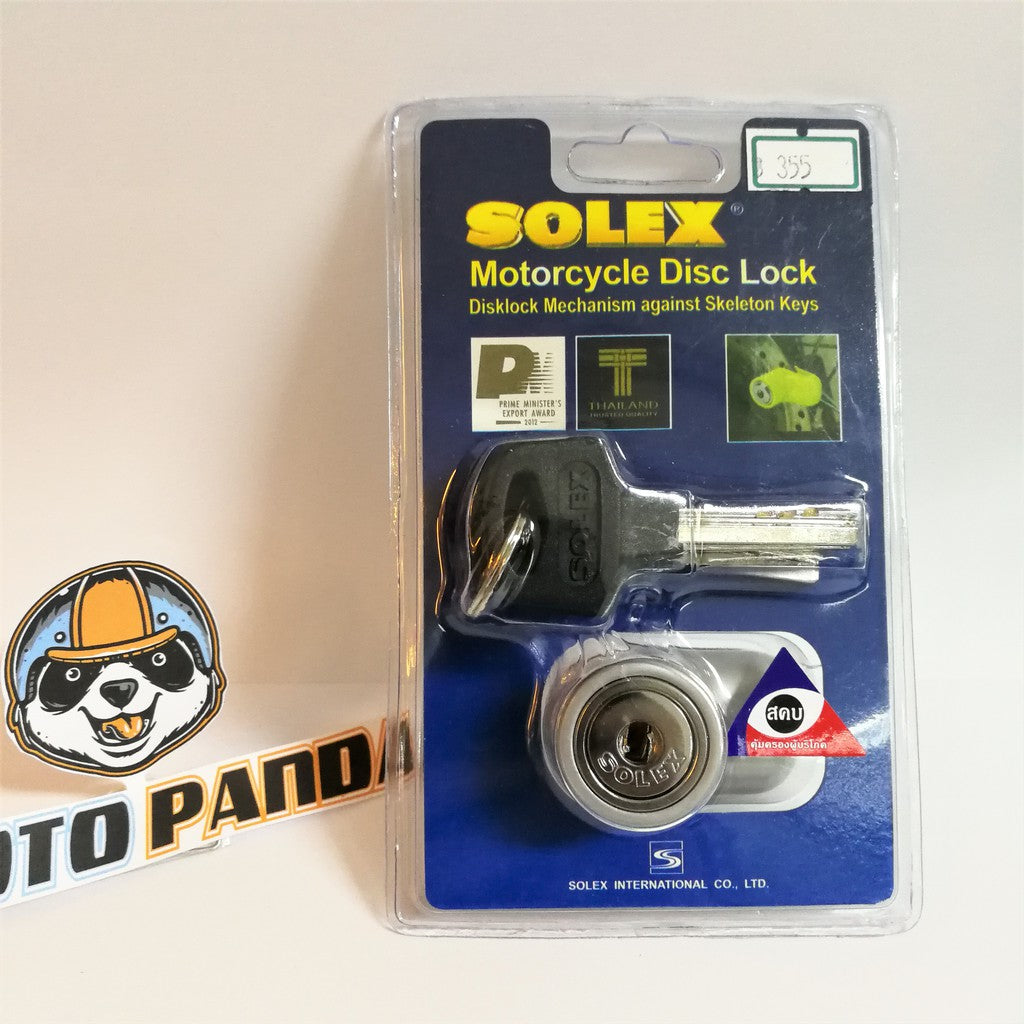 ล็อคดิสเบรค ยี่ห้อ SOLEX 9025 ล็อคดิสเบรครถจักรยานยนต์ รุ่น 9025 แท้100% Motorcycle Disk Lock รับประกันคุณภาพพร้อมส่ง