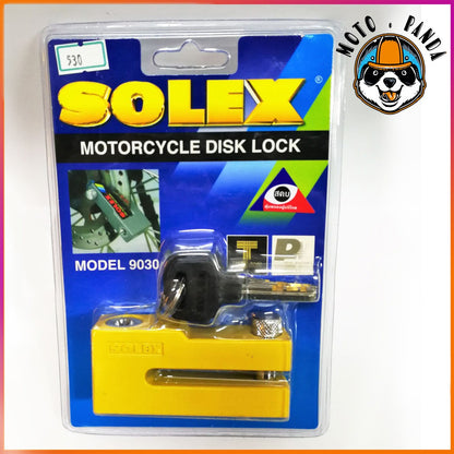 ล็อคดิสเบรค ยี่ห้อ SOLEX 9030 ล็อคดิสเบรครถจักรยานยนต์ รุ่น 9030 แท้100% Motorcycle Disk Lock รับประกันคุณภาพพร้อมส่ง
