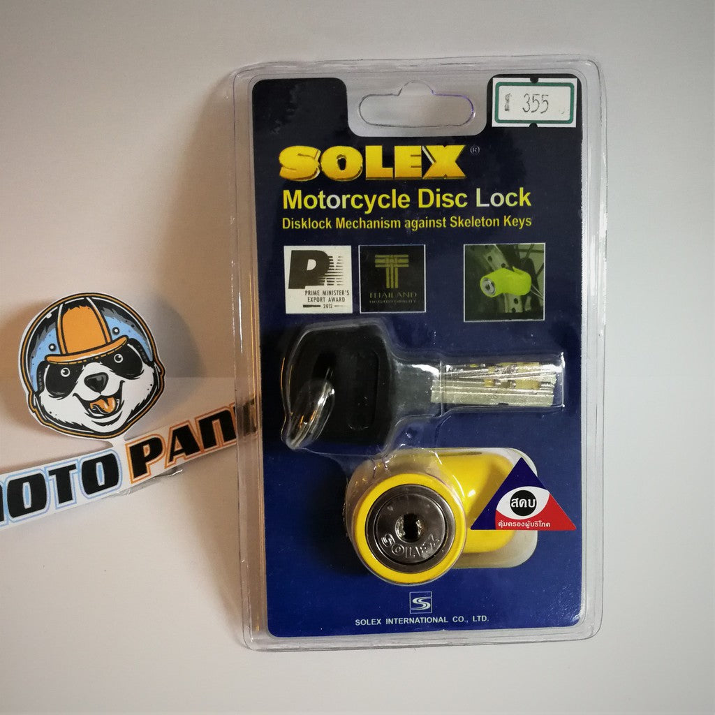 ล็อคดิสเบรค ยี่ห้อ SOLEX 9025 ล็อคดิสเบรครถจักรยานยนต์ รุ่น 9025 แท้100% Motorcycle Disk Lock รับประกันคุณภาพพร้อมส่ง