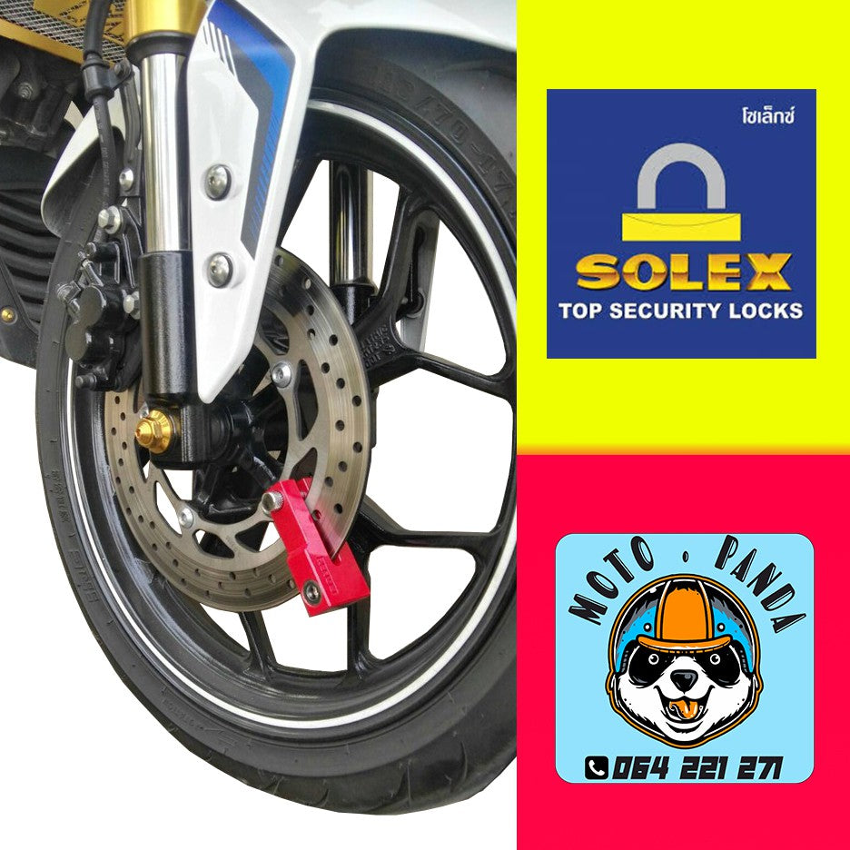 ล็อคดิสเบรค ยี่ห้อ SOLEX 9030 ล็อคดิสเบรครถจักรยานยนต์ รุ่น 9030 แท้100% Motorcycle Disk Lock รับประกันคุณภาพพร้อมส่ง