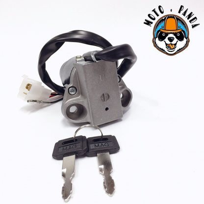 สวิทช์กุญแจ ชุดเล็ก YAMAHA JR120 ZR120 ยี่ห้อ D.K.K. สวิตช์ตรงรุ่น YAMAHA JR120 ZR120 สินค้าคุณภาพ พร้อมส่ง