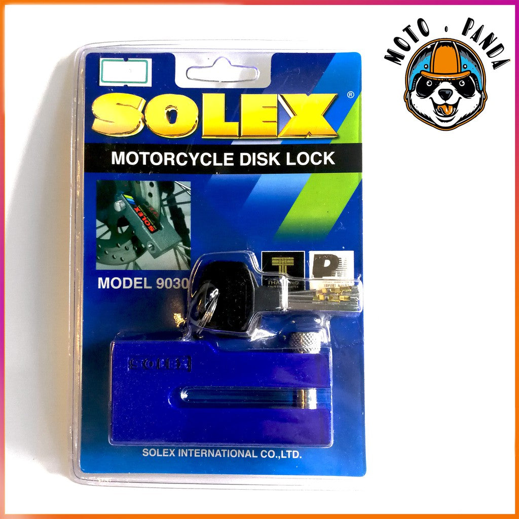 ล็อคดิสเบรค ยี่ห้อ SOLEX 9030 ล็อคดิสเบรครถจักรยานยนต์ รุ่น 9030 แท้100% Motorcycle Disk Lock รับประกันคุณภาพพร้อมส่ง