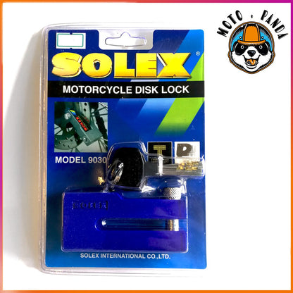 ล็อคดิสเบรค ยี่ห้อ SOLEX 9030 ล็อคดิสเบรครถจักรยานยนต์ รุ่น 9030 แท้100% Motorcycle Disk Lock รับประกันคุณภาพพร้อมส่ง