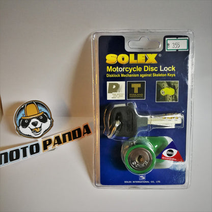 ล็อคดิสเบรค ยี่ห้อ SOLEX 9025 ล็อคดิสเบรครถจักรยานยนต์ รุ่น 9025 แท้100% Motorcycle Disk Lock รับประกันคุณภาพพร้อมส่ง