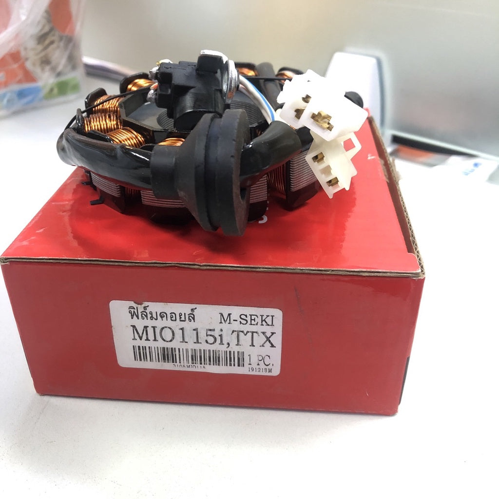 ฟิลคอยล์ YAMAHA MIO115i Ttx มัดไฟ ขดลวดจานไฟ  มัดข้าวต้ม เทียบแท้ ฟิล์มคอย ยามาฮ่า เอ็มซแล็ค ตรงรุ่น M-SEKI สินค้าคุณภาพ