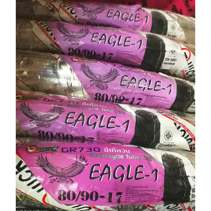 ยางนอก QUICK แก้มเตี้ย ขอบ17 ลาย GR730 Eagle-1 ห่อสีเงิน