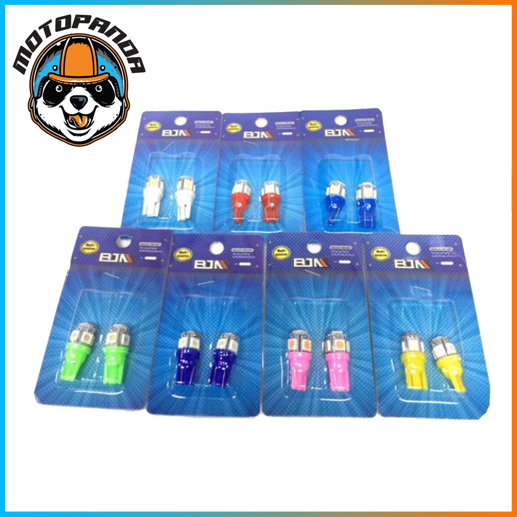 หลอดไฟหรี่ หลอดไฟเลี้ยว LED มีทั้งหมด 7 สี ไฟหรี่ ไฟเลี้ยว สำหรับมอเตอร์ไซค์ ไฟสี ยี่ห้อ BJN สินค้าคุณภาพดี พร้อมส่ง