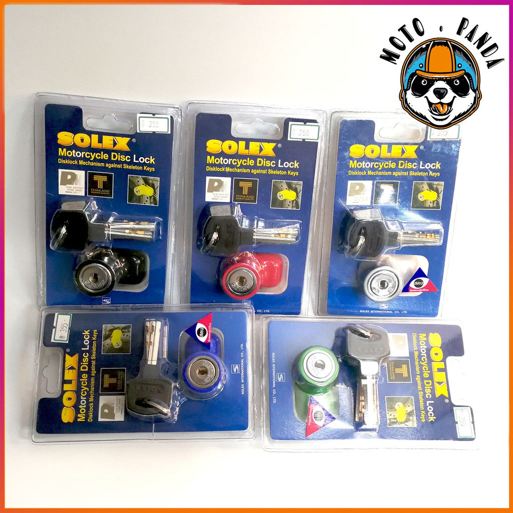 ล็อคดิสเบรค ยี่ห้อ SOLEX 9025 ล็อคดิสเบรครถจักรยานยนต์ รุ่น 9025 แท้100% Motorcycle Disk Lock รับประกันคุณภาพพร้อมส่ง