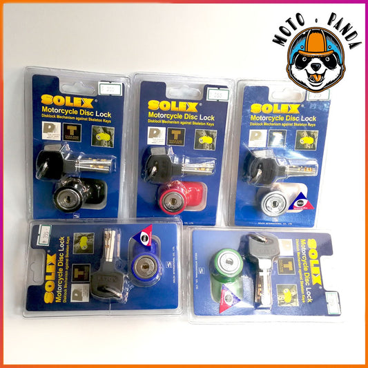 ล็อคดิสเบรค ยี่ห้อ SOLEX 9025 ล็อคดิสเบรครถจักรยานยนต์ รุ่น 9025 แท้100% Motorcycle Disk Lock รับประกันคุณภาพพร้อมส่ง