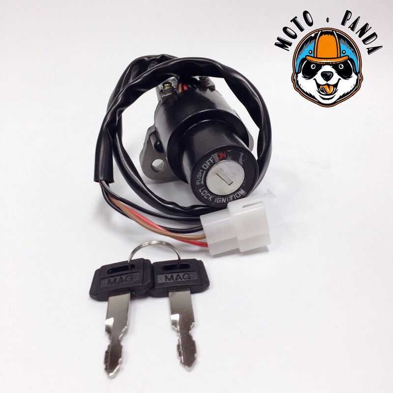 สวิทช์กุญแจ ชุดเล็ก YAMAHA JR120 ZR120 ยี่ห้อ D.K.K. สวิตช์ตรงรุ่น YAMAHA JR120 ZR120 สินค้าคุณภาพ พร้อมส่ง