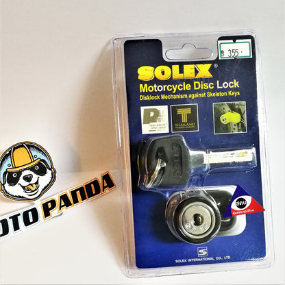 ล็อคดิสเบรค ยี่ห้อ SOLEX 9025 ล็อคดิสเบรครถจักรยานยนต์ รุ่น 9025 แท้100% Motorcycle Disk Lock รับประกันคุณภาพพร้อมส่ง