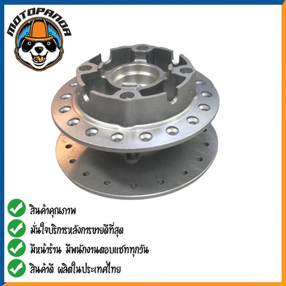 ดุมหน้า HONDA CLICK AIR-BLADE SCOOPY-I I-CON ดุมหน้า สำหรับมอเตอร์ไซค์ ตรงรุ่น ฮอนด้า คลิ๊ก แอร์เบลด สกู๊ปปี้ไอ ไอคอน